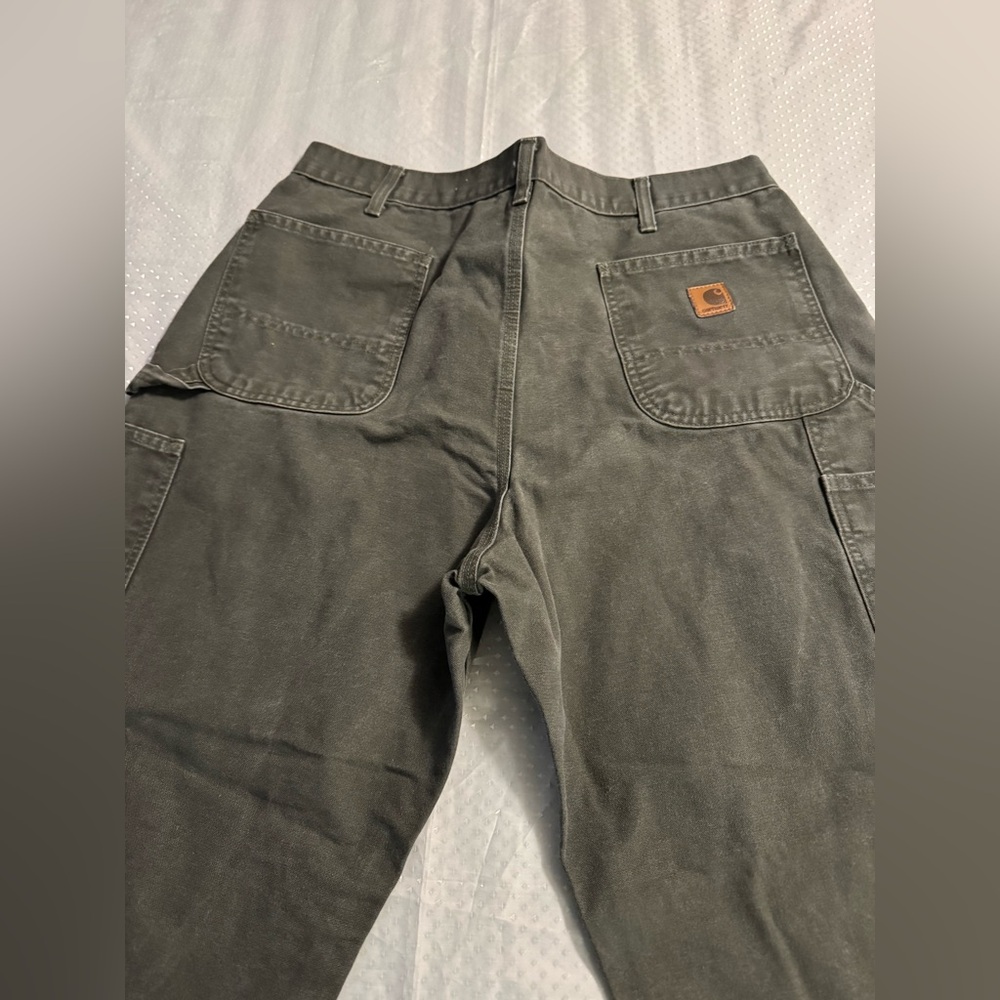 Carhartt B11-MOS 38x31 Green carpenter pants - Picture 5 of 9